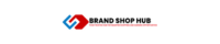 Brand Shop Hub logo featuring a sleek tech gadget icon and bold text